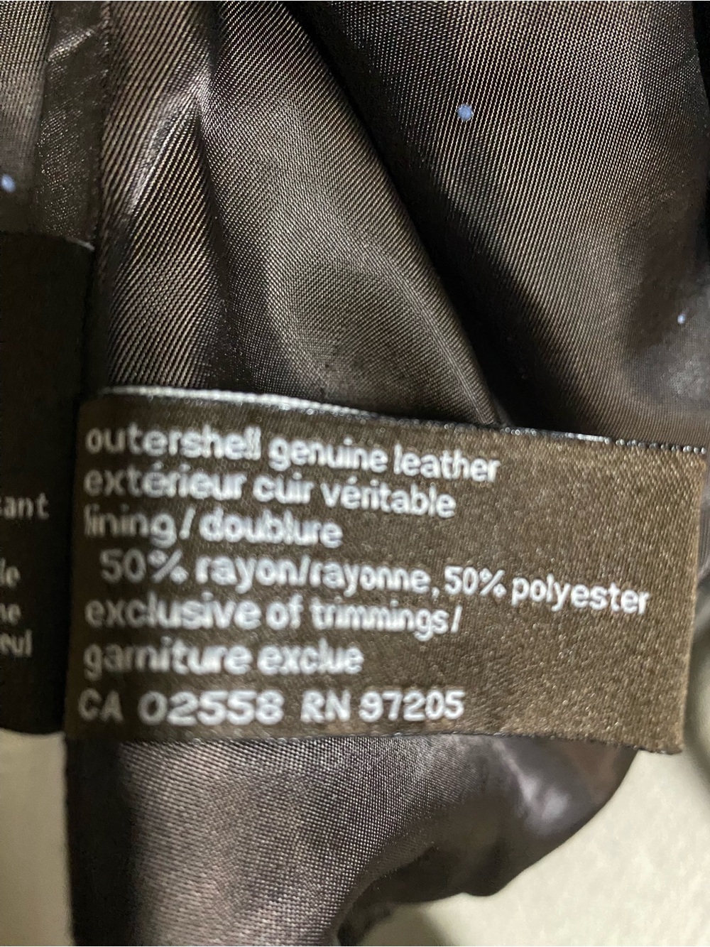 Danier Genuine Suede Leather Jacket Brown Zip Front Women’s Small Style 5524 - Picture 6 of 9
